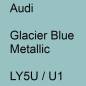 Preview: Audi, Glacier Blue Metallic, LY5U / U1.